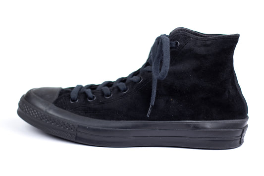 Converse - Chuck 70 Velvet High-Top Sneakers - Black