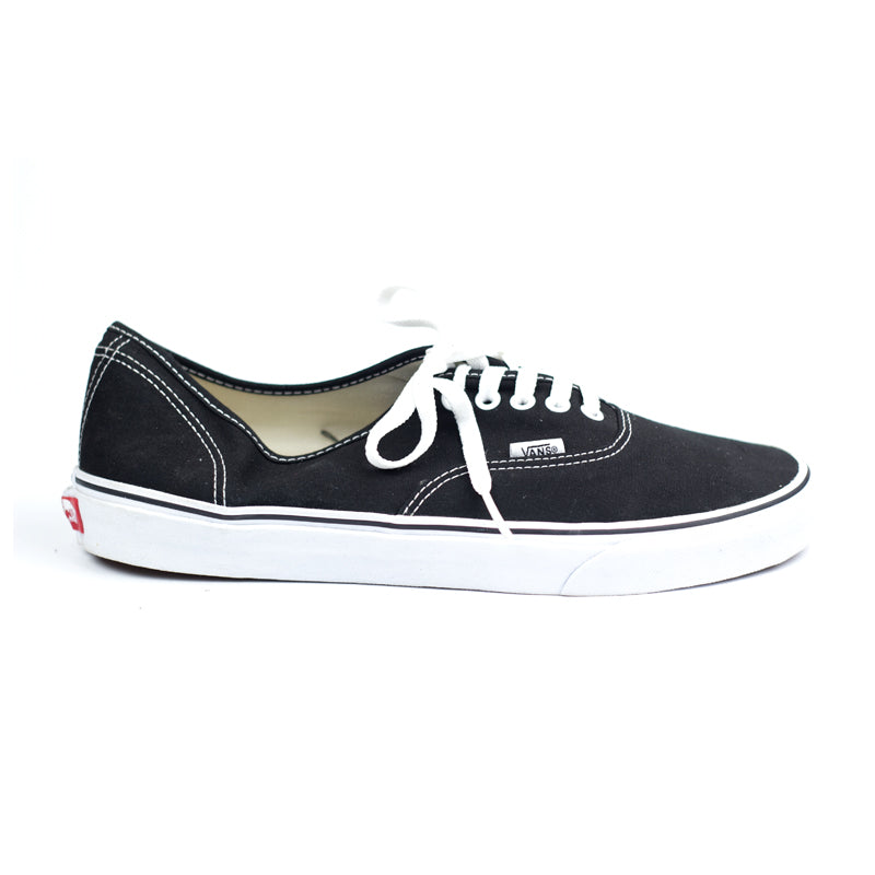 VANS Black White Low Top Shoes - US Women