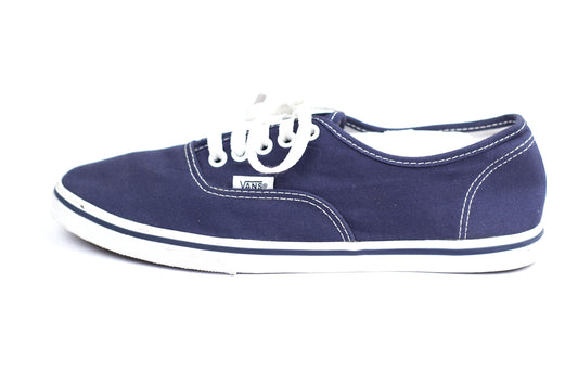 Vans Off The Wall Lace Up Canvas Sneaker Blue