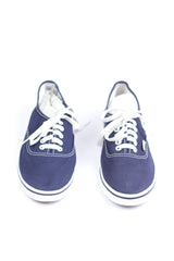 Vans Off The Wall Lace Up Canvas Sneaker Blue