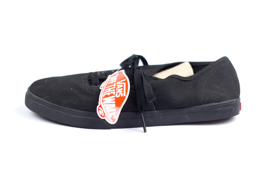 VANS Off The Wall Black On Black Low Top Lace Up Skate Shoes