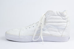 Vans SK8-Hi Old Skool Mens White Athletic Casual Shoes Sneakers