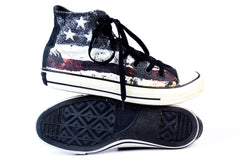 Converse chuck taylor all star hi destroyed flag white chili pepper + FREE SHIPPING