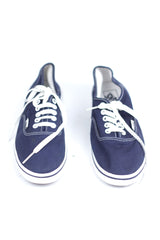 Vans Off The Wall Lace Up Canvas Sneaker Blue