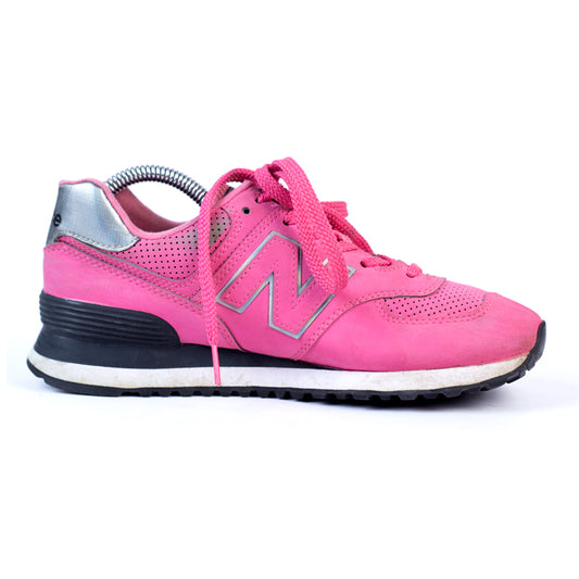 New Balance Women's 574v2 Sneaker, Sporty Pink, 3 UK