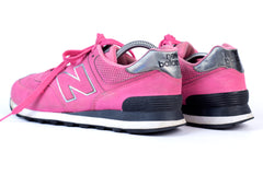 New Balance Women's 574v2 Sneaker, Sporty Pink, 3 UK