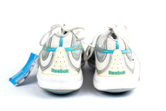 Reebok Train Tone Smooth&nbsp; Shoes White Teal Blue Lace Up Low