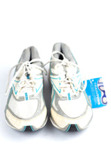 Reebok Train Tone Smooth&nbsp; Shoes White Teal Blue Lace Up Low