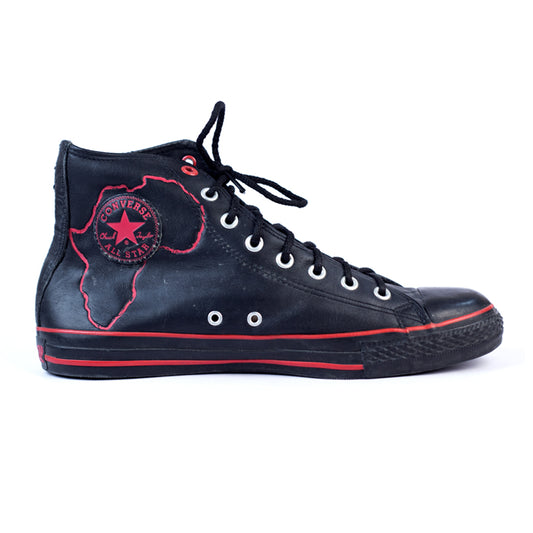 Converse Men's (Product) Red All Star Hi Africa Black/Red : Leather