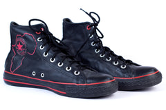 Converse Men's (Product) Red All Star Hi Africa Black/Red : Leather