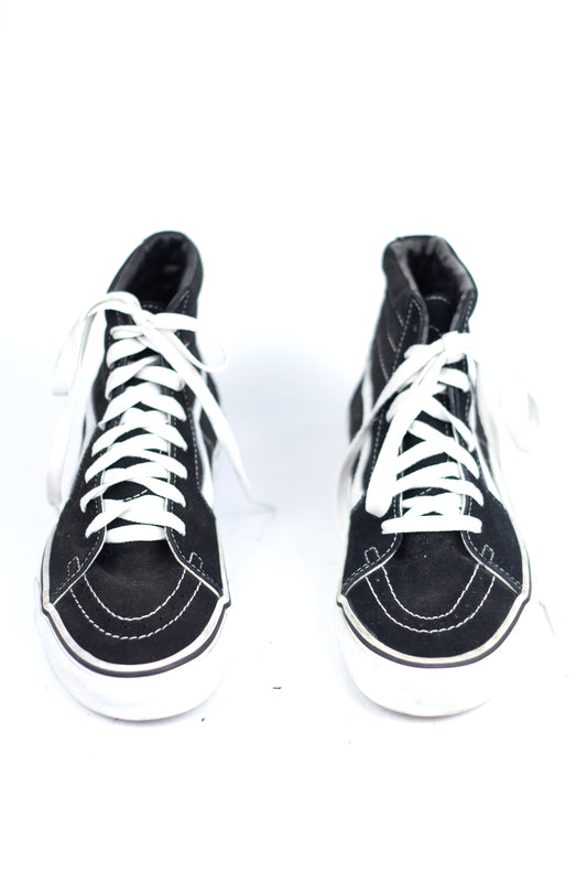 Vans SK8-Hi Black Skate Shoes Hi-Top 721356 Skateboard Mens