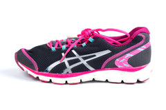 ASICS Women's Pink and Grey Trainers