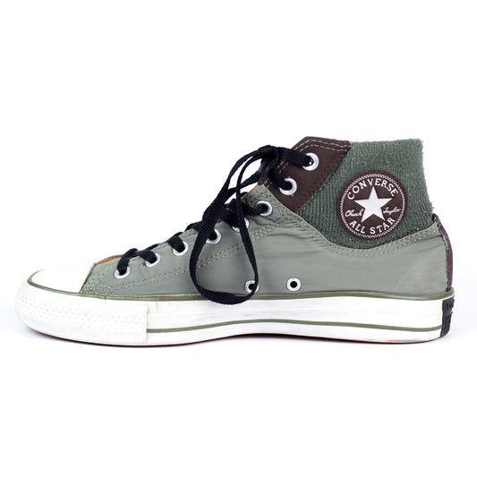 Converse All Star Chuck Taylor MA-1 Zip Hi Vintage Shoes Green Mens and Wom