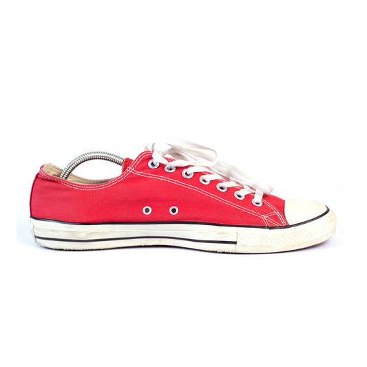 Vintage Converse All Star Red Canvas Men's Lace-up Sneakers