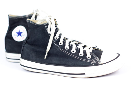 VINTAGE BLACK CONVERSE ALL STAR HIGH TOPS