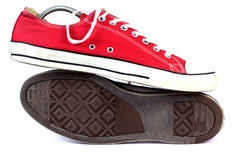 Vintage Converse All Star Red Canvas Men's Lace-up Sneakers