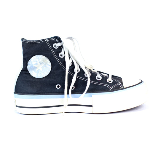 Converse all Star Chuck Taylor Platform(Blue Heel Stripe)