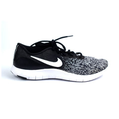 Nike Flex Contact Womens Running Shoes Black White 9M Athletic Trainers Sneakers