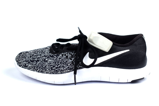 Nike Flex Contact Womens Running Shoes Black White 9M Athletic Trainers Sneakers