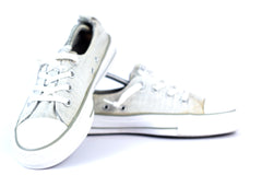 Converse Women's Chuck Taylor All Star Shoreline Shimmer Slip-on Low Top Sneaker