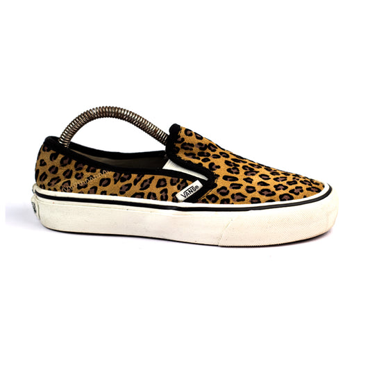 VANS Leopard Slip-On SF Womens Sneaker Shoes