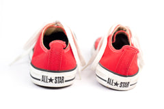 Converse Chuck Taylor All Star Big Girl Sneakers Red Lace Up Low