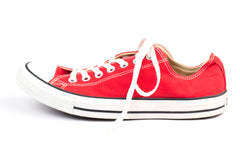 Converse Chuck Taylor All Star Big Girl Sneakers Red Lace Up Low