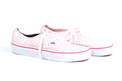 Vans Women's Pink Polk-A-Dot Authentic Low Sneakers