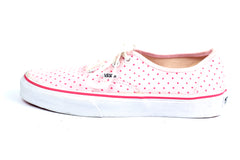 Vans Women's Pink Polk-A-Dot Authentic Low Sneakers