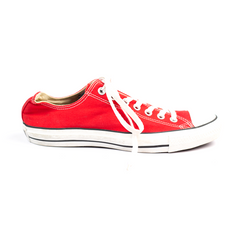 Converse Chuck Taylor All Star Big Girl Sneakers Red Lace Up Low