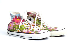 Converse Floral High Top Athletic Shoes for Women