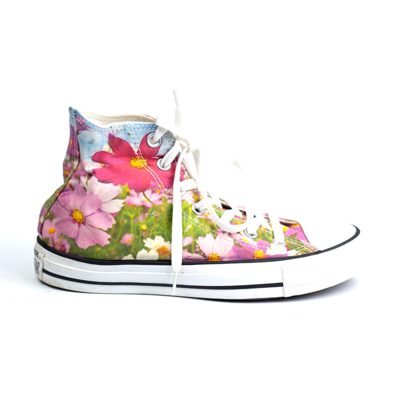 Converse Floral High Top Athletic Shoes for Women