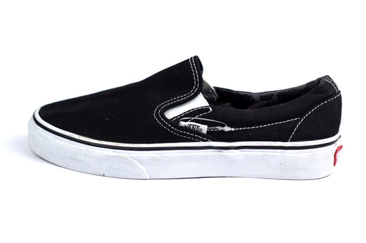 Vans Womens Classic Slip Canvas Slip On Sneakers Shoe Casual