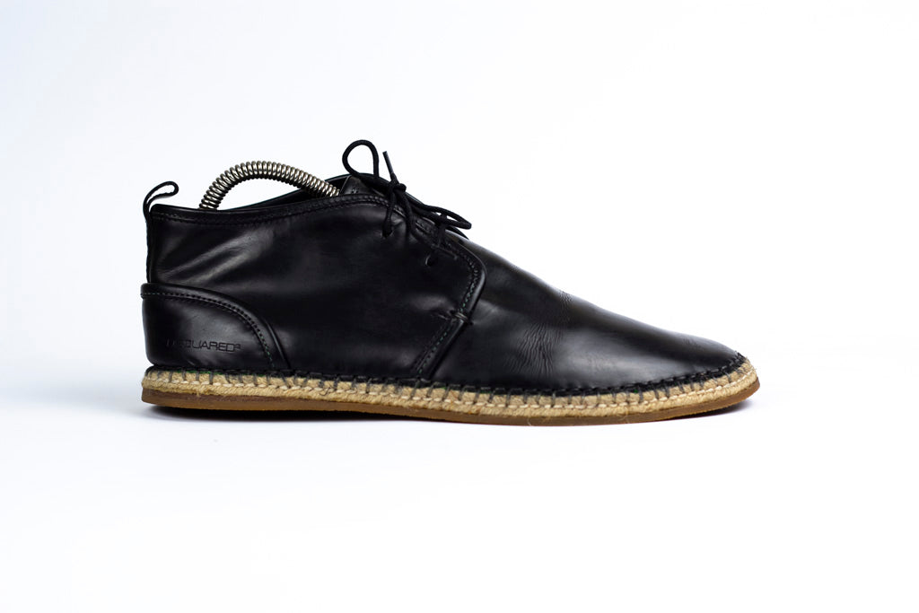 Balenciaga, Leather lace up espadrille