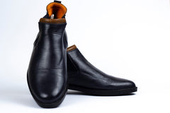 Men's Boots, Leather Shoes for Men, Dress Boot for Men, Men's Chelsea Boot, Good Quality, Elegant and Office Style Men's Shoes, Ankle Boots, black Boy booty shoes