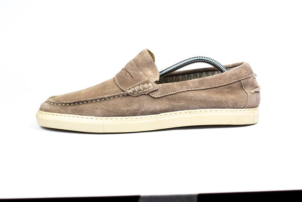 Tod's Moccasins in Brown Suede