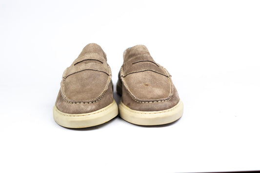 Tod's Moccasins in Brown Suede