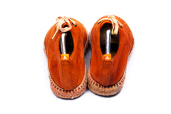 Men Abarca Shoes Blucher Espadrilles | Camel Leather Blucher 270