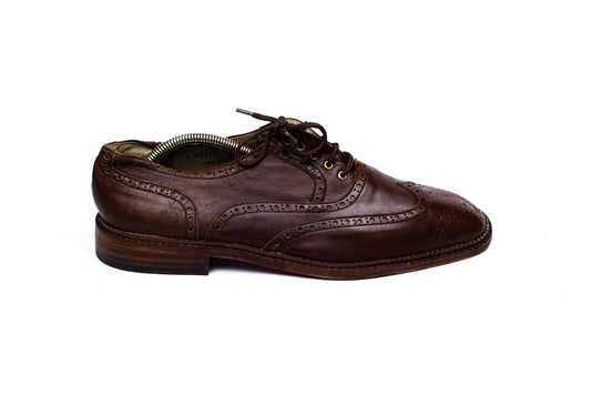 Allen Edmonds Aberdeen Wingtip Casual Shoes Lug Soles Dark Brown 11D