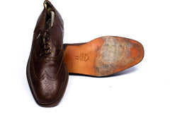 Allen Edmonds Aberdeen Wingtip Casual Shoes Lug Soles Dark Brown 11D