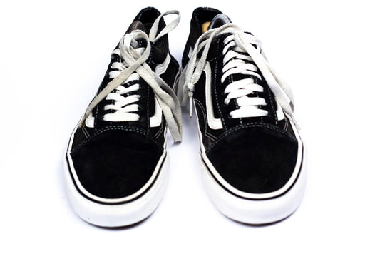 Vans Old Skool Black and White Skate Shoes