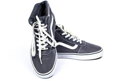 Vans Off The Wall Skateboard Shoes Grey/White