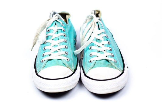 Converse All Star Mint Green Lace Tie Up Shoes Sneakers