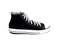 Converse Chuck Taylor All-Star Hi Mens 8.5 Women 10.5 Black Sneaker Shoes M9160