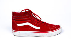 Vans SK8-HI Canvas Formula One Red Unisex Shoes