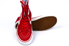 Vans SK8-HI Canvas Formula One Red Unisex Shoes