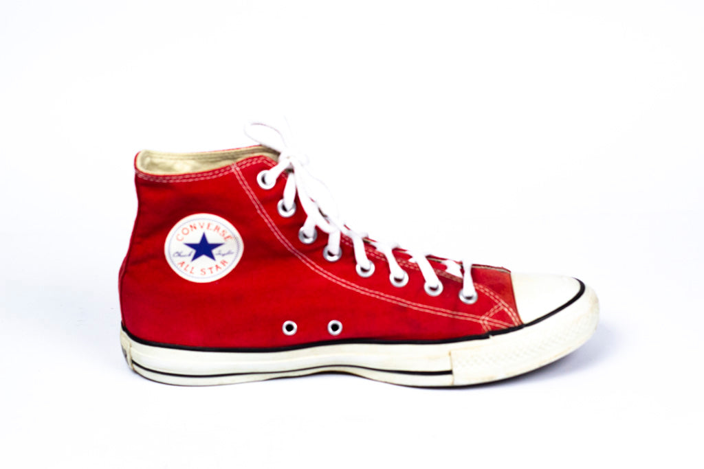 Converse Shoes Chuck Taylor Hi All Star Red Sneakers