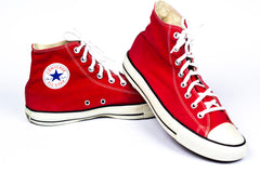 Converse Shoes Chuck Taylor Hi All Star Red Sneakers