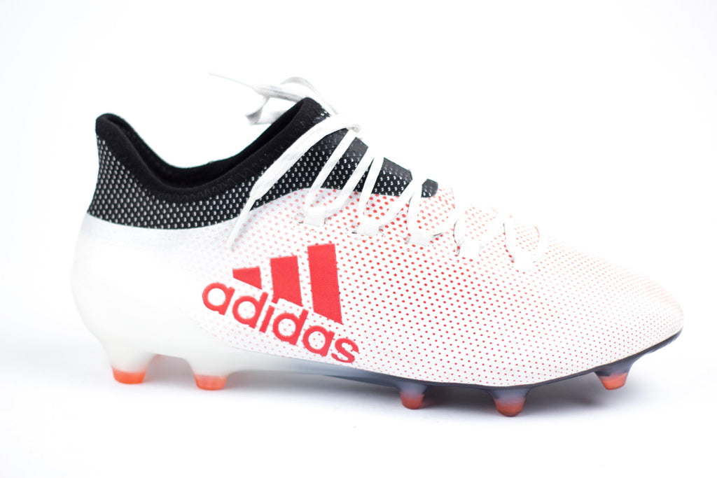 Men's adidas X 17.1 FG Soccer Cleats White Energy