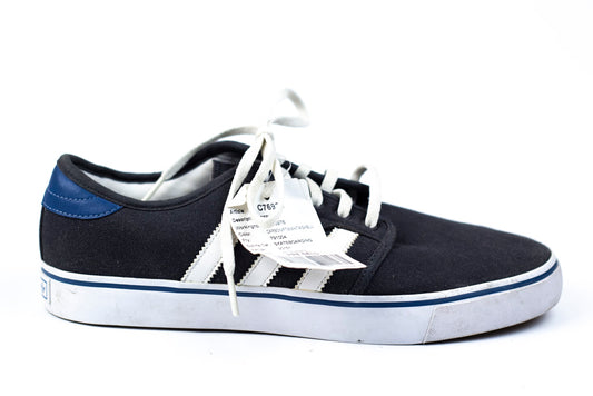 Adidas AMERICANA VIN Black White Blue Skate Sneaker